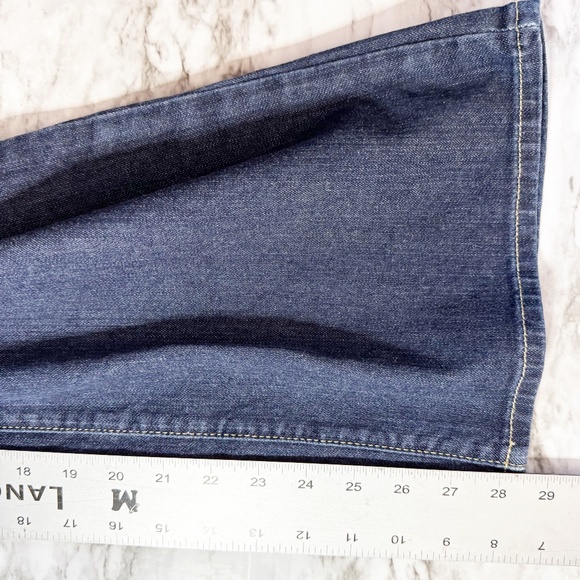 Talbots Dark Wash High Rise Flare Jeans - Picture 4 of 10